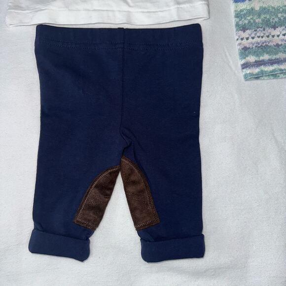 Ralph Lauren Baby Girl Riding Set - Top-6M, Pants-3M, Leggings-9M Runs Small - Picture 3 of 9